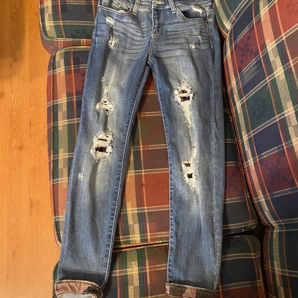 judy blue jeans/camo